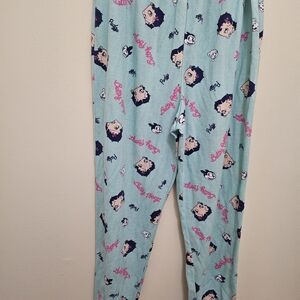 Betty Boop Pajama Bottoms - Light Blue